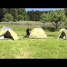 Палатка Husky BIRD 3 Plus, зеленый